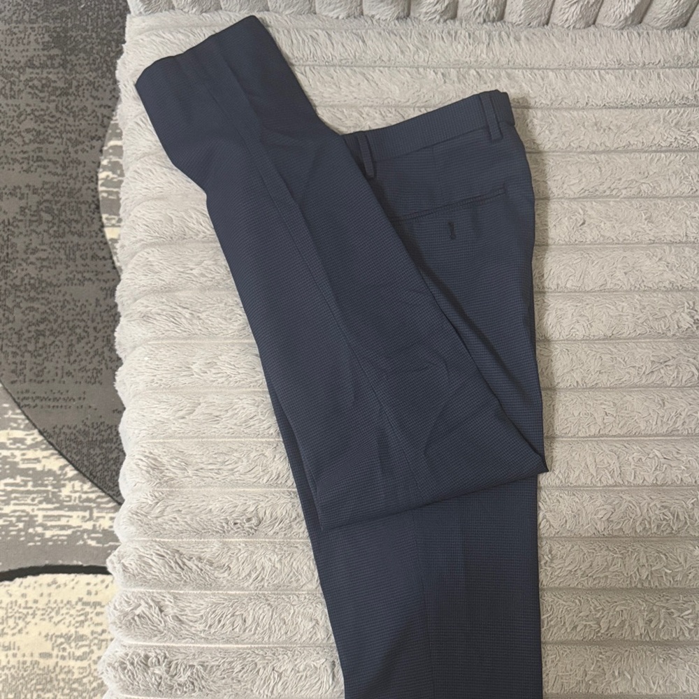 Primark Men's Dark Blue Dress Pants